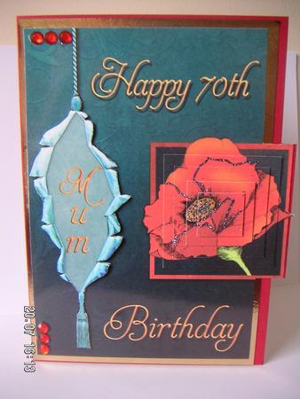 Poppy for 70th by Tracey Hutsby