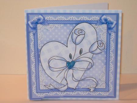 Lovin Heart - Fan Pyramage Topper by Tracey Hutsby