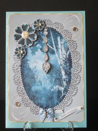 A Forest Fantasy Card Topper 2 by Tracey Hutsby