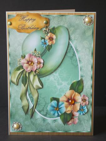 Beautiful Ladies Hat with Flowers by Tracey Hutsby