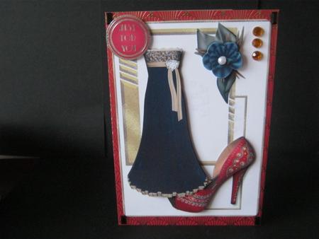 Magic Shoes Card Topper 1 by Tracey Hutsby