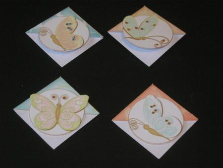 Corner Bookmark Butterspring by Tracey Hutsby