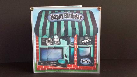 The Little Gadgets & Gizmos Shop Fan Pyramage Topper by Tracey Hutsby