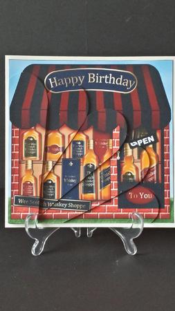 The Little Whiskey Shop Fan Pyramage Topper by Tracey Hutsby