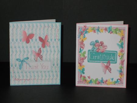 PS007 2 Thank You Cards by Tracey Hutsby