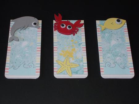 Ocean Animal Magnetic Bookmarks by Tracey Hutsby