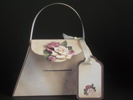 Antique Roses Goodie Bag by Tracey Hutsby