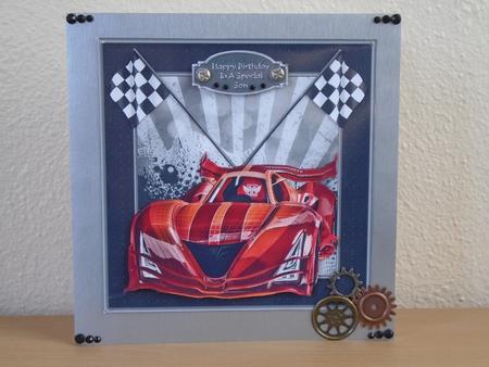 Super Fast Racing Car Mini Kit by Tracey Hutsby
