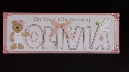 Christening Olivia Large Dl by Tracey Hutsby