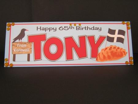 Cornish Theme Tony 65th Large Dl by Tracey Hutsby