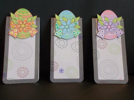Easter Egg Magnetic Bookmarks by Tracey Hutsby