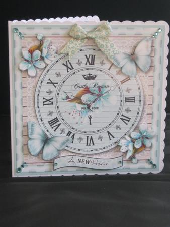 Butterfly Clock Mini Kit by Tracey Hutsby