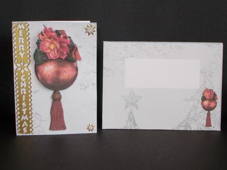 Gift Card 4 with Envelope & Decoupage by Tracey Hutsby