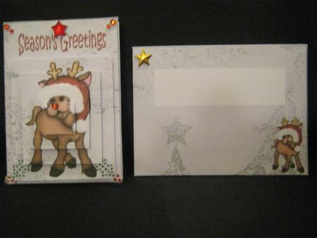 Gift Card 22 and Envelope by Tracey Hutsby