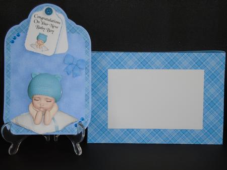 Tag Card Baby Boy by Tracey Hutsby