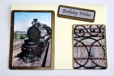 Trainyard Antics Birthday Wishes Just for You Congratulations by Tracey Mowbray