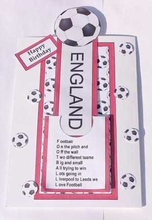 England Bookmark Card by Tracey Mowbray