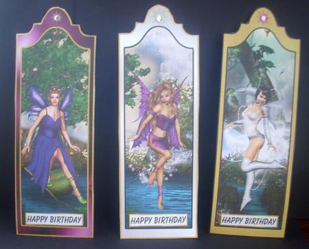 Fairy Bookmarks 1 by Tracey Richardson