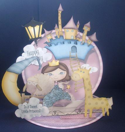Giant Easel Tableau 3D Card Kit - Birthday Dreams by Tracey Richardson