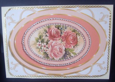 Floral Bouquet in Peach by Tracey Richardson