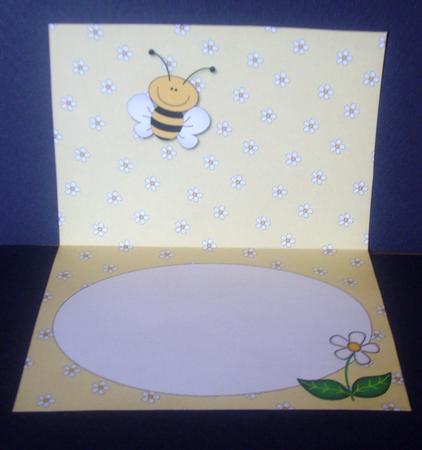 'bee' Happy Insert (khaki) by Tracey Richardson