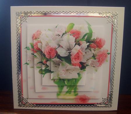 Beautiful Floral Bouquet Pyramid by Tracey Richardson