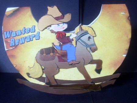 Little Buckaroo 3D Rocking Pop-up Card by Tracey Richardson