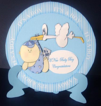 Baby Boy Plate by Tracey Richardson