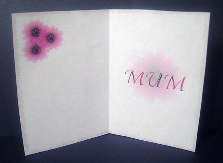 Mum Birthday Insert by Tracey Richardson