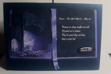 Taurus Book and Bookmark by Tracey Richardson