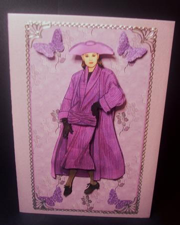 Lady in Purple Topper 1 by Tracey Richardson