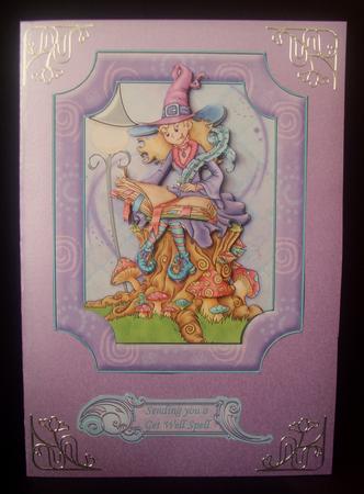 Magical Birthday Topper and Decoupage by Tracey Richardson