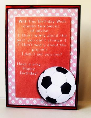 Football Red by Tracey Richardson