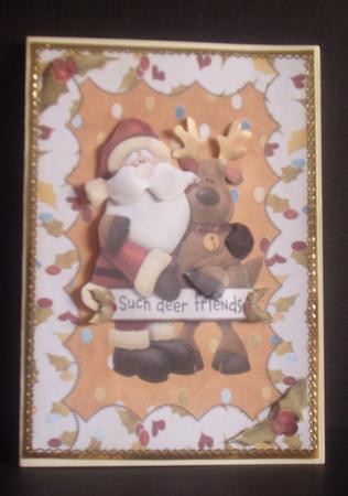 Santa & His Reindeer Such Deer Friends by Tracey Richardson
