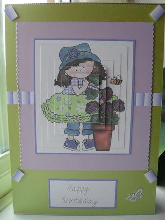 Cute Cloey Loves Purple Pyramid & Extras (5) by Tracey Waring