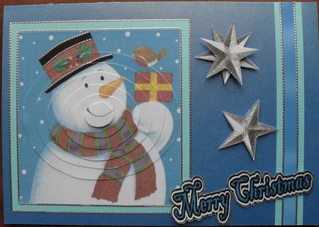 Snowman with Carrot Nose Oval Pyramids Featured Gallery Photo
