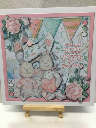 spring friends 7x7 2  by Tracey Drage-Baillie