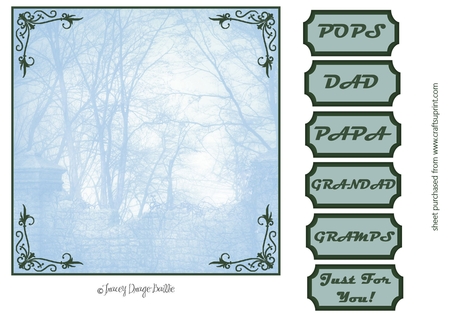 8x8 Torn Strip Card Template, Png, Layered Psp & Layered Psd by Tracey Drage-Baillie