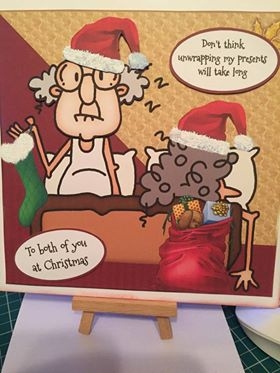 Stella and Gus at Christmas by Tracey Drage-Baillie