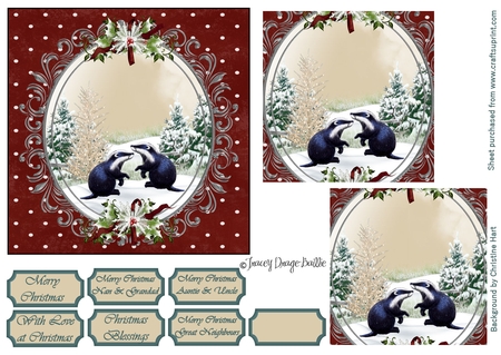 Christmas Colors 4 Cardstock & Dots A4 Size Digital Paper Backgrounds by Tracey Drage-Baillie
