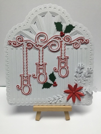 HO HO HO Burst Card  TF0166, All formats by Tracey Drage-Baillie