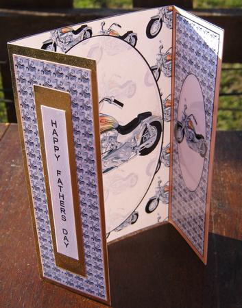 Motorbike Gate Fold Card Featured Gallery Photo