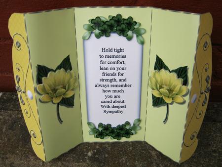 With Sympathy Card by Tracey Drage-Baillie