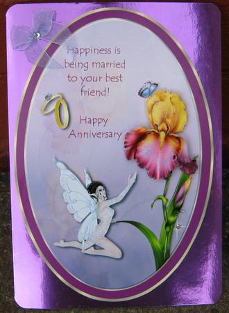 Anniversary Fairy Card Topper by Tracey Drage-Baillie