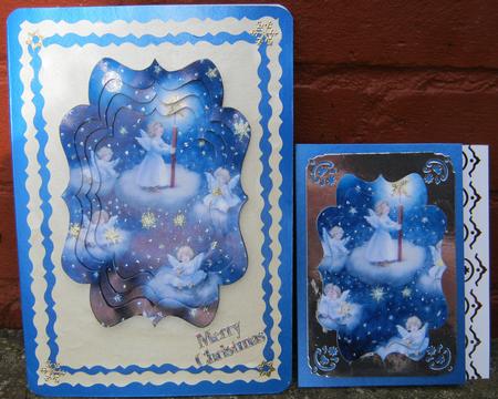 Angels Liting Up the Sky Fancy Bracket Tunnel Sheet by Tracey Drage-Baillie