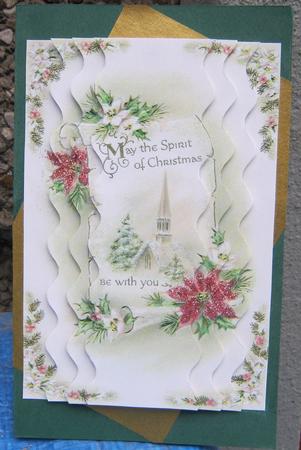Spirit of Christmas Wavy Centre Stacker by Tracey Drage-Baillie