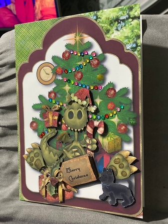 Dragon's Christmas Card Topper Featured Gallery Photo