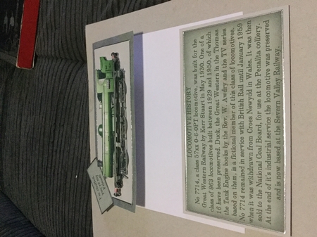 Steam Locomotive Decoupage Shaped Easel Card Kit by Tracy Davies