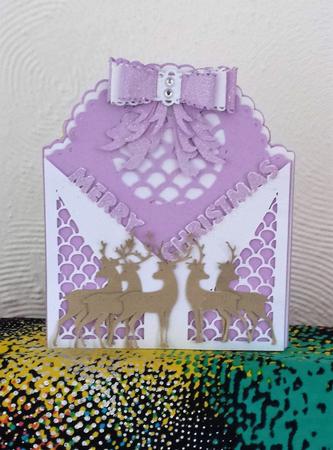 Christmas Bow Card by Tracy Despard