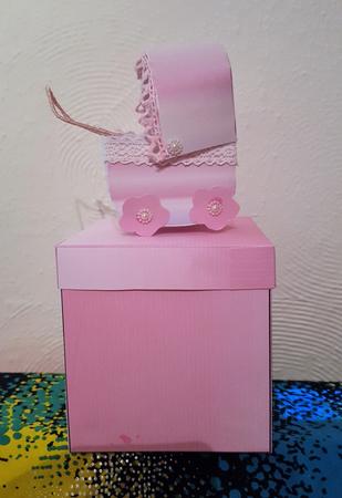 Pink Pram and Box Kit by Tracy Despard
